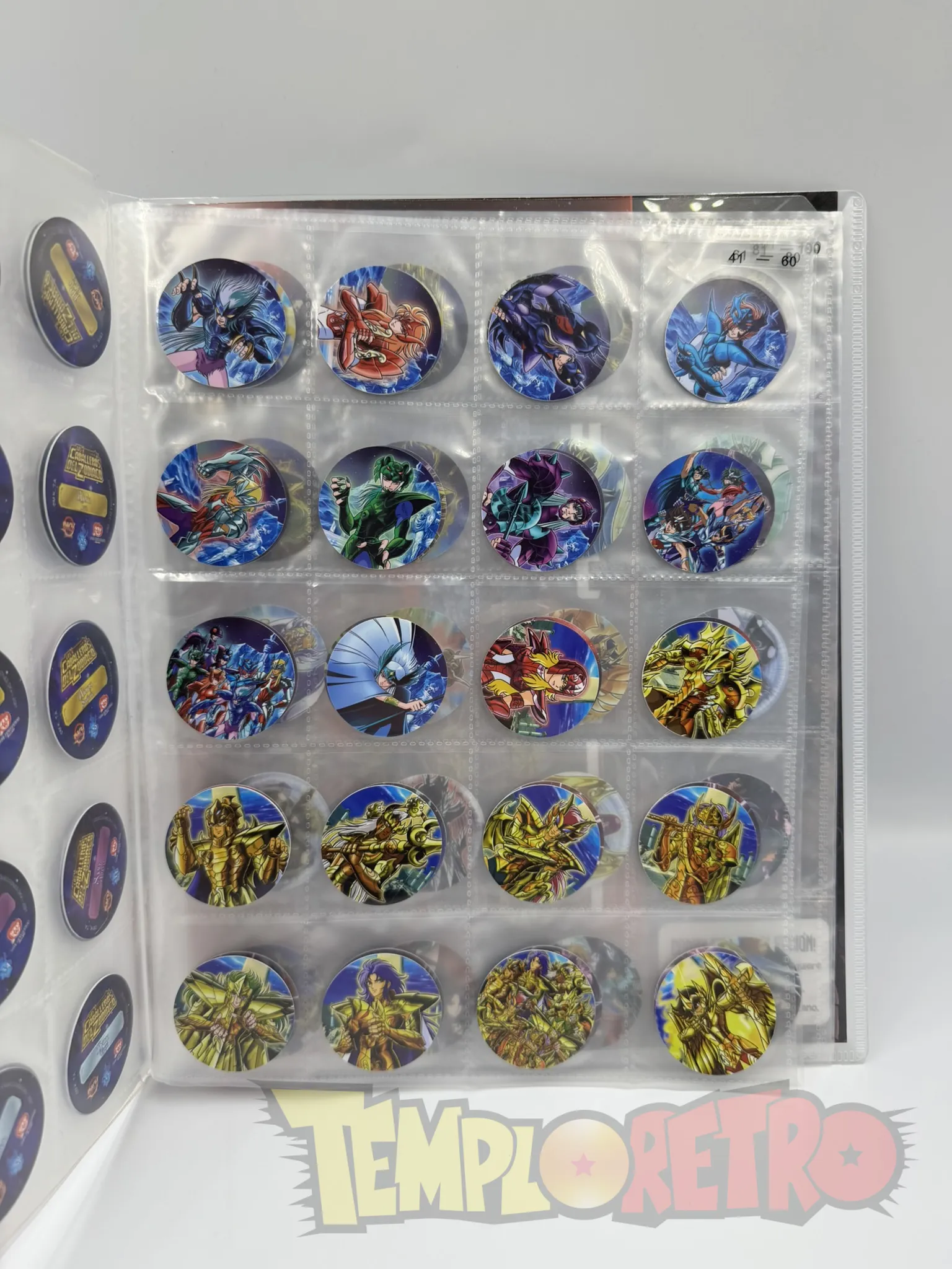Los Caballeros del Zodiaco Tazos (100)