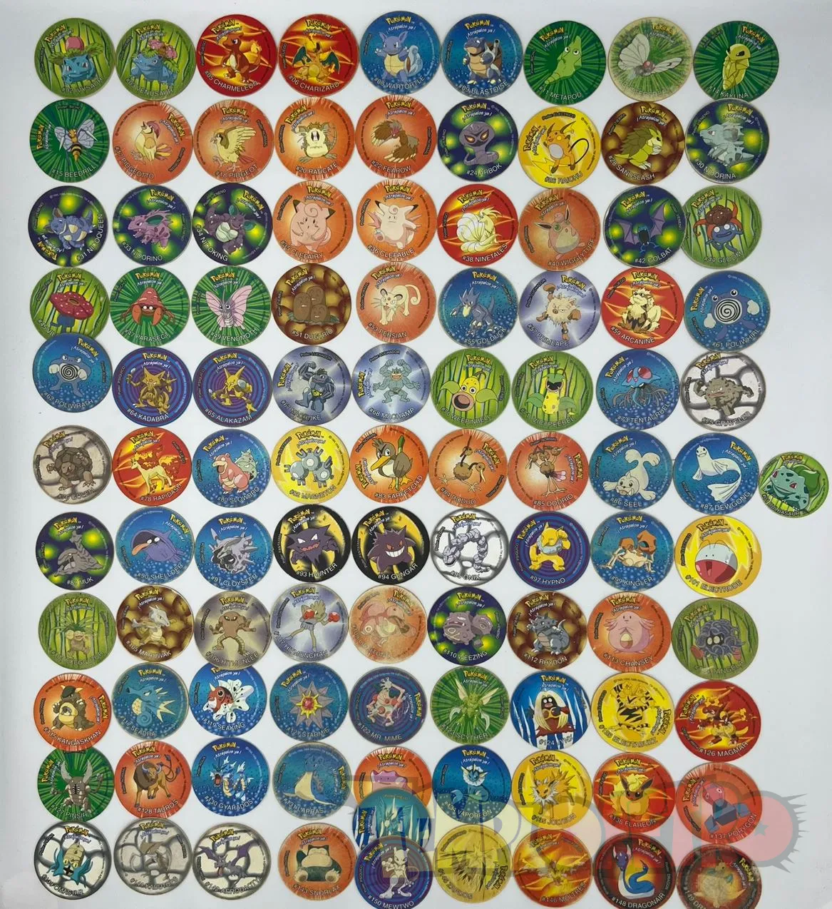Pokemon Gigan Tazos Medianos