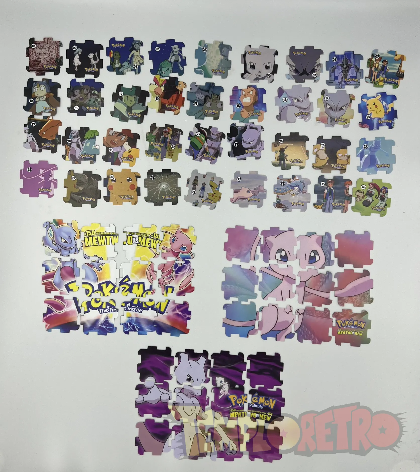 Pokemon Mewtwo vs Mew Tazos (Cubitazos)