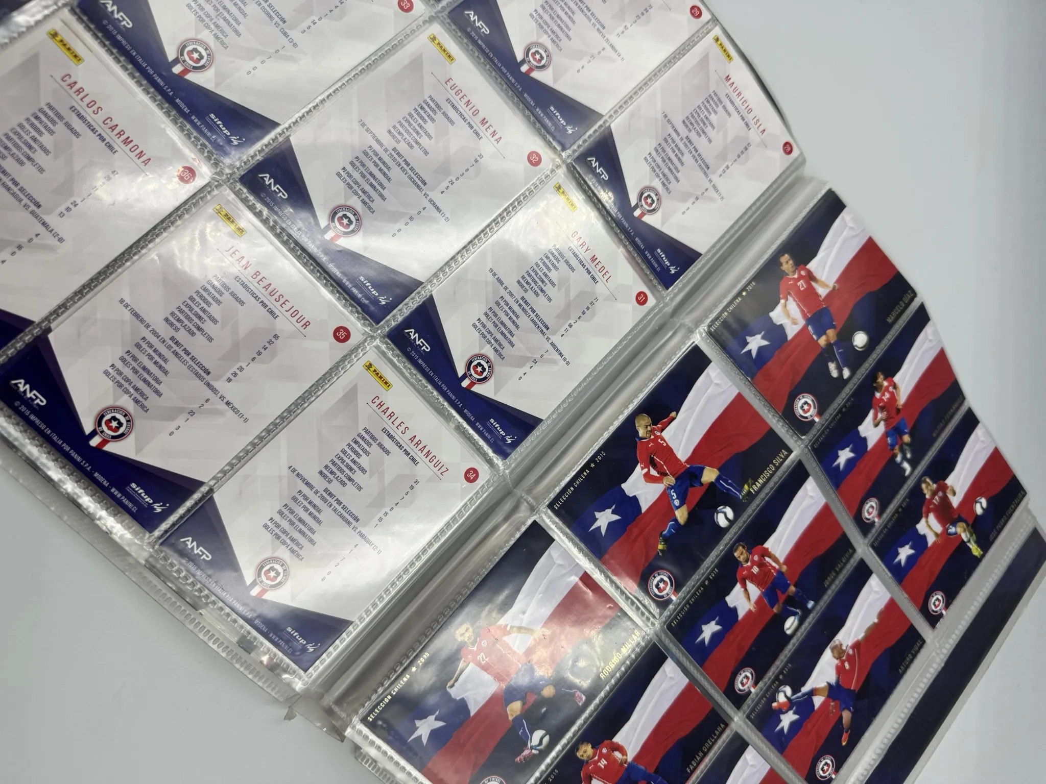 Selección Chilena 2015 Cartas Premium