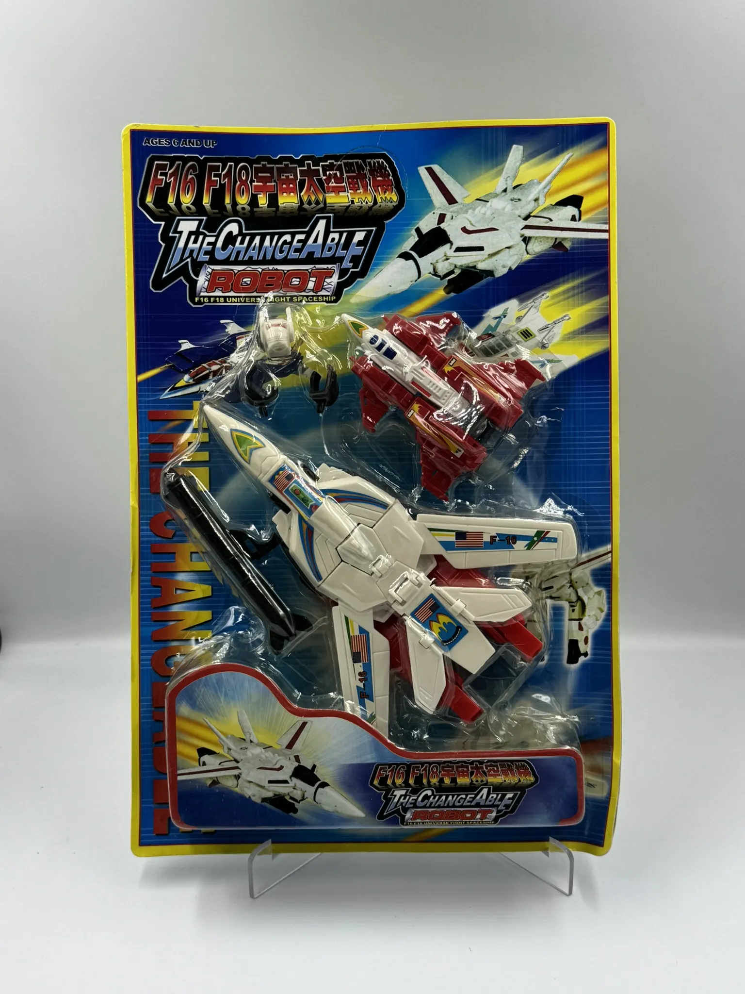 Figura Robotech (Bootleg) - Blanco con rojo