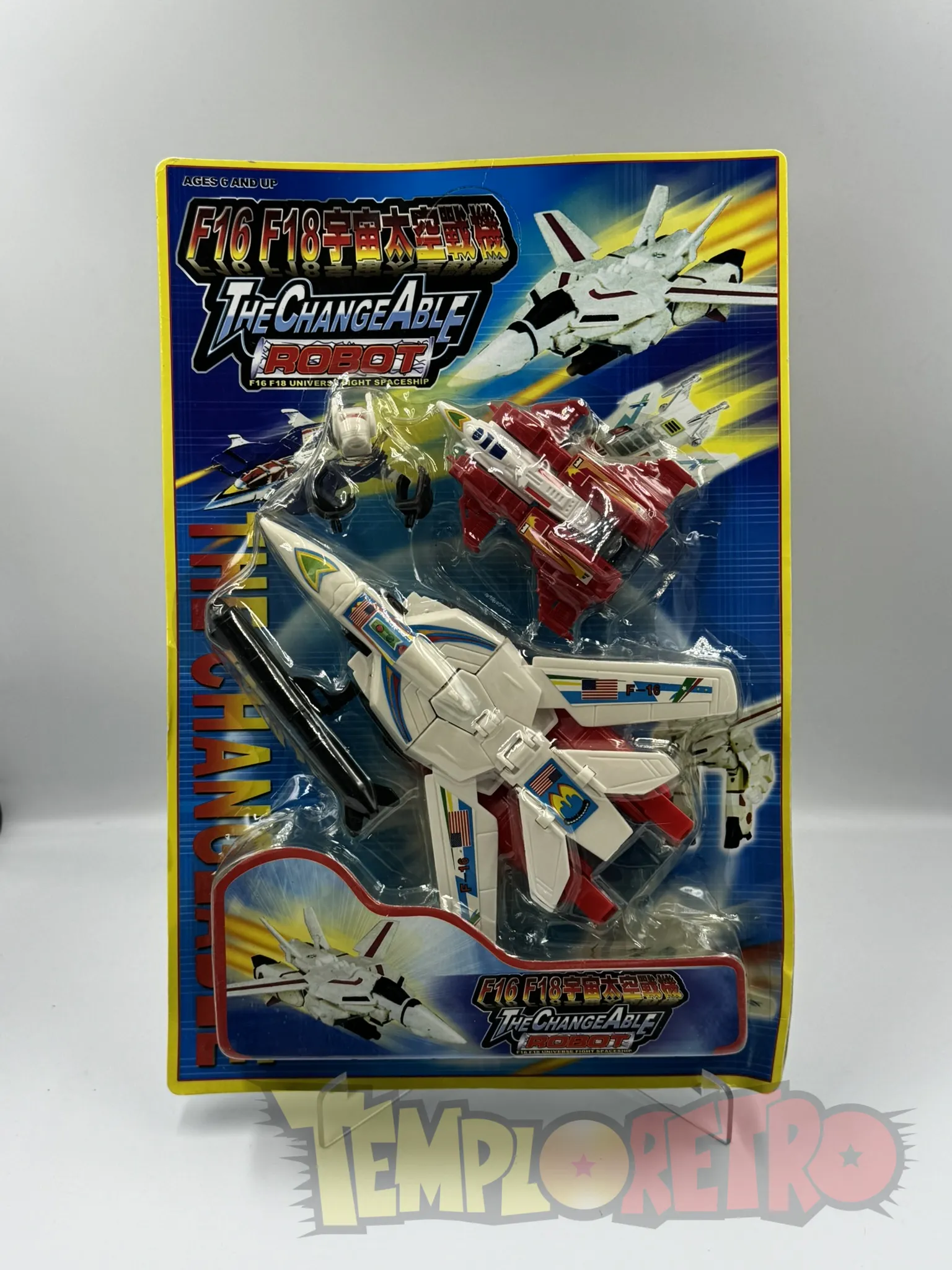 Figura Robotech (Bootleg) - Blanco con rojo