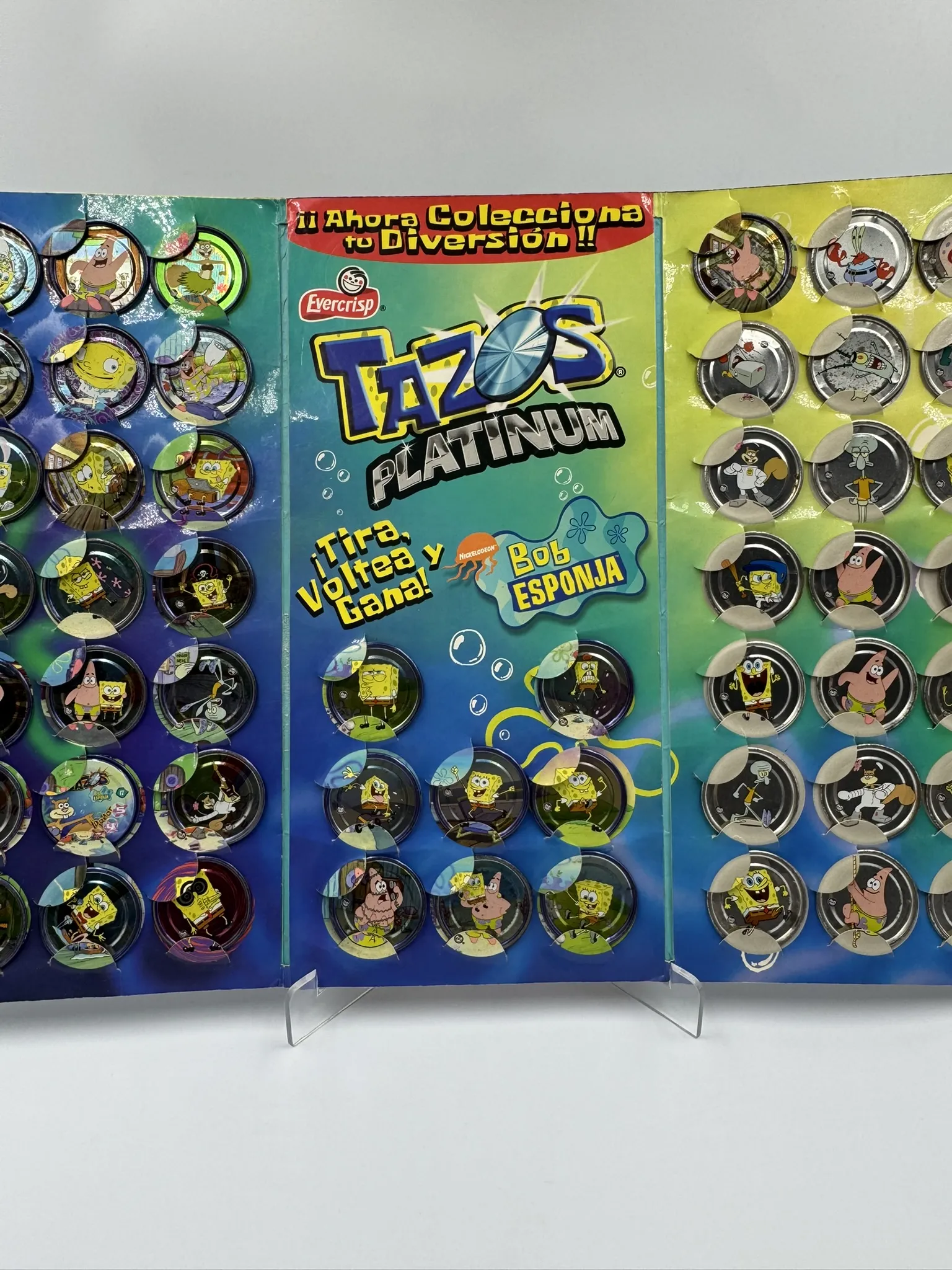 Bob Esponja Tazos Platinum