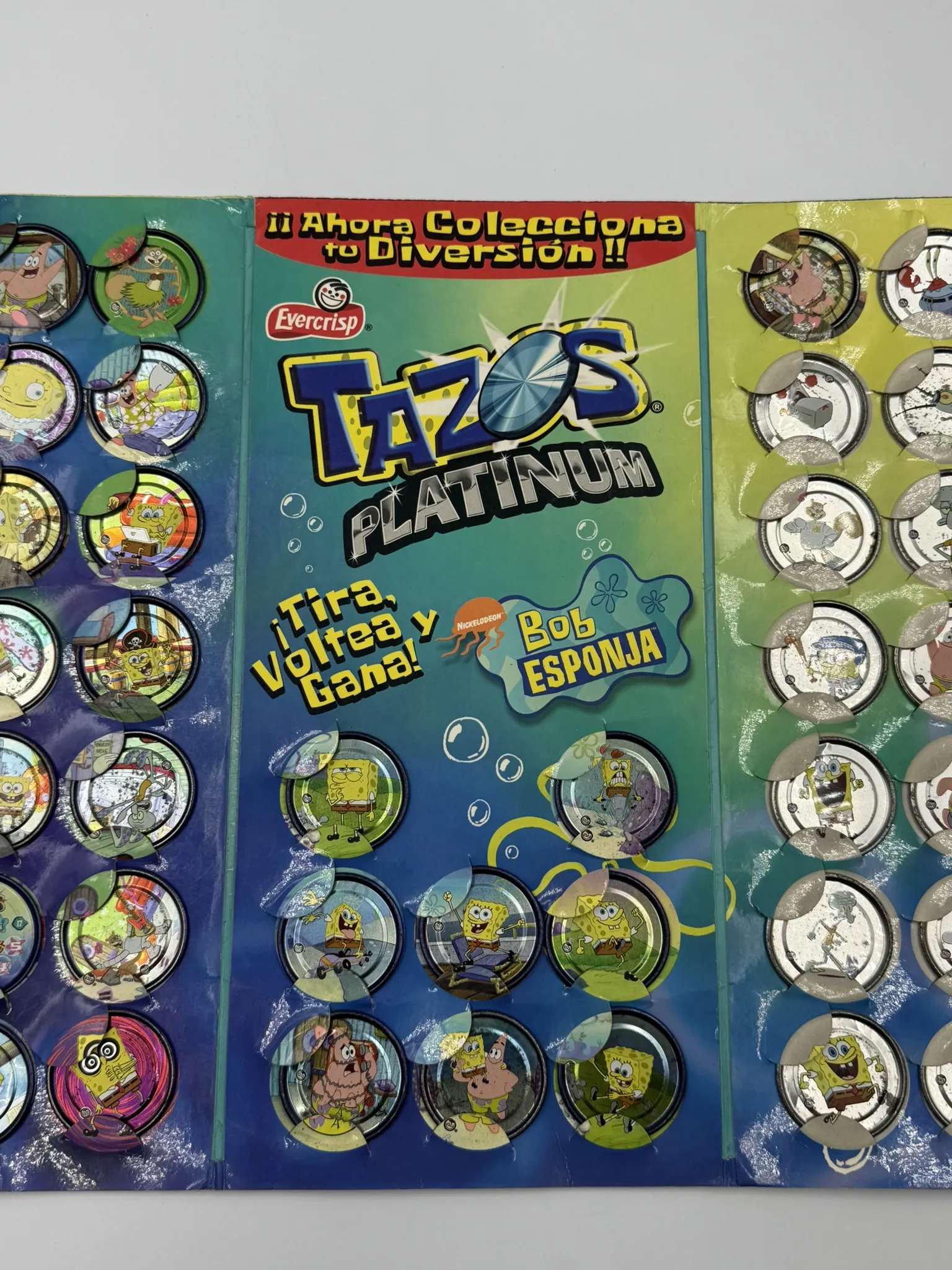 Bob Esponja Tazos Platinum