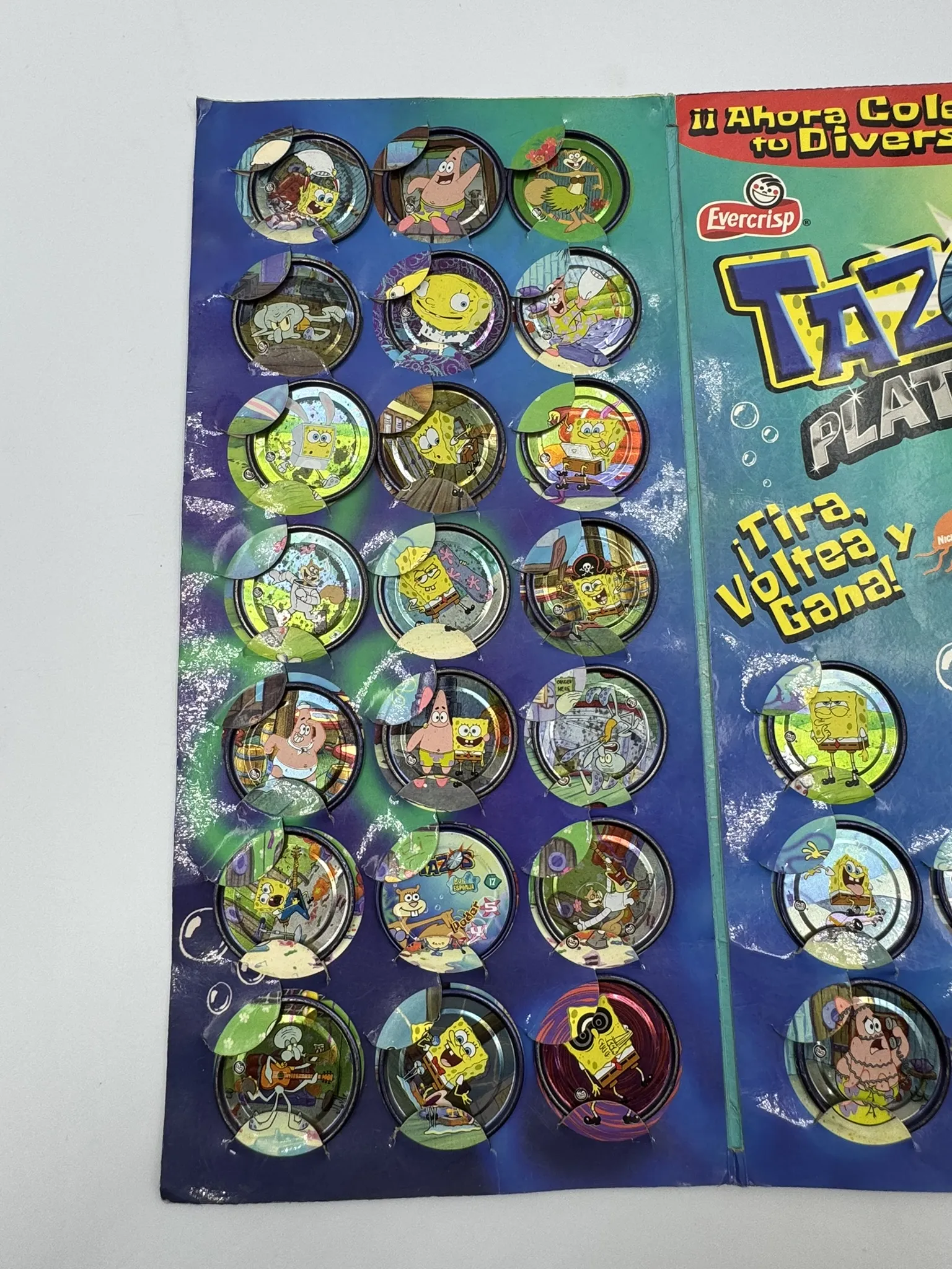 Bob Esponja Tazos Platinum