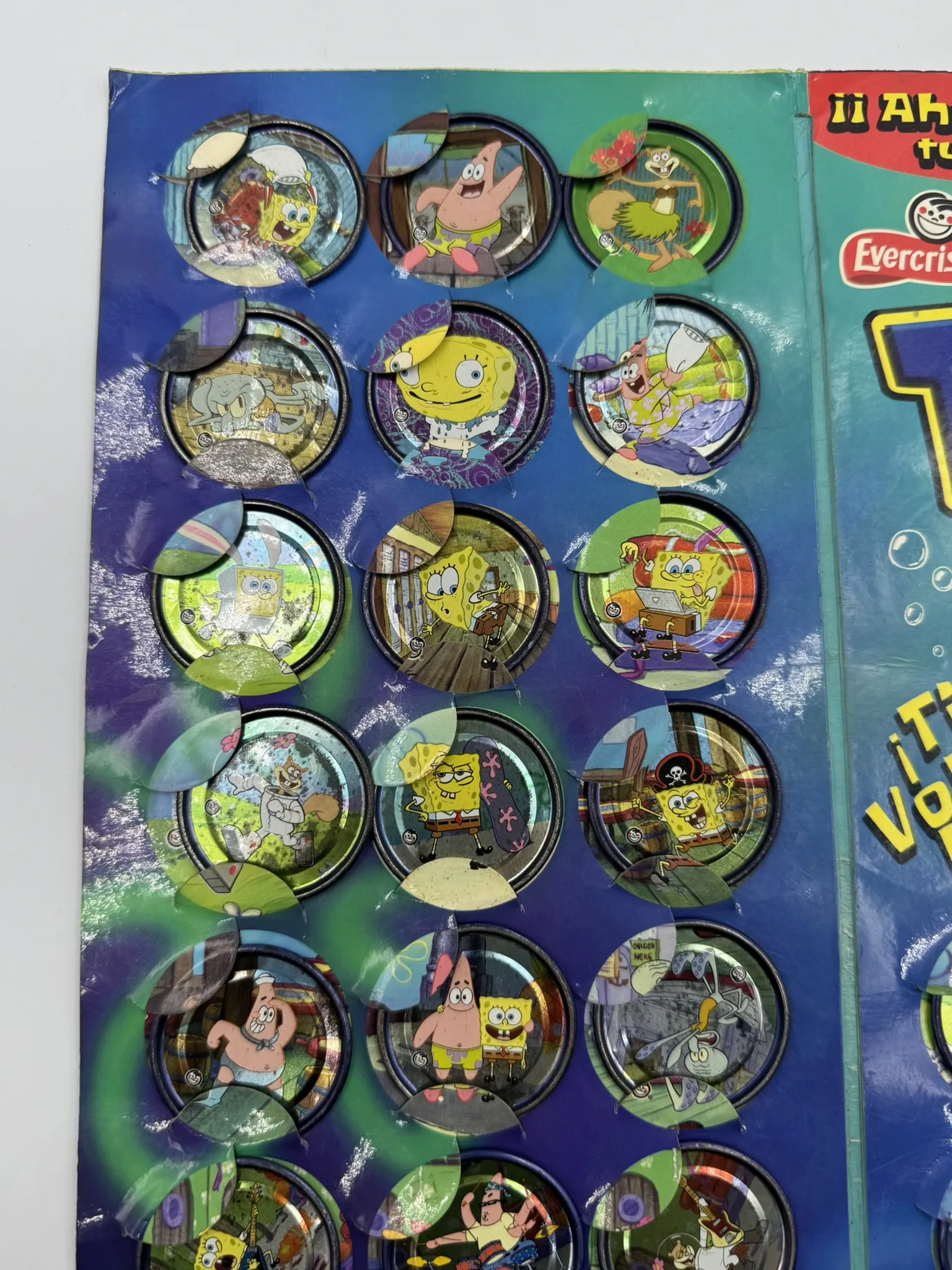 Bob Esponja Tazos Platinum