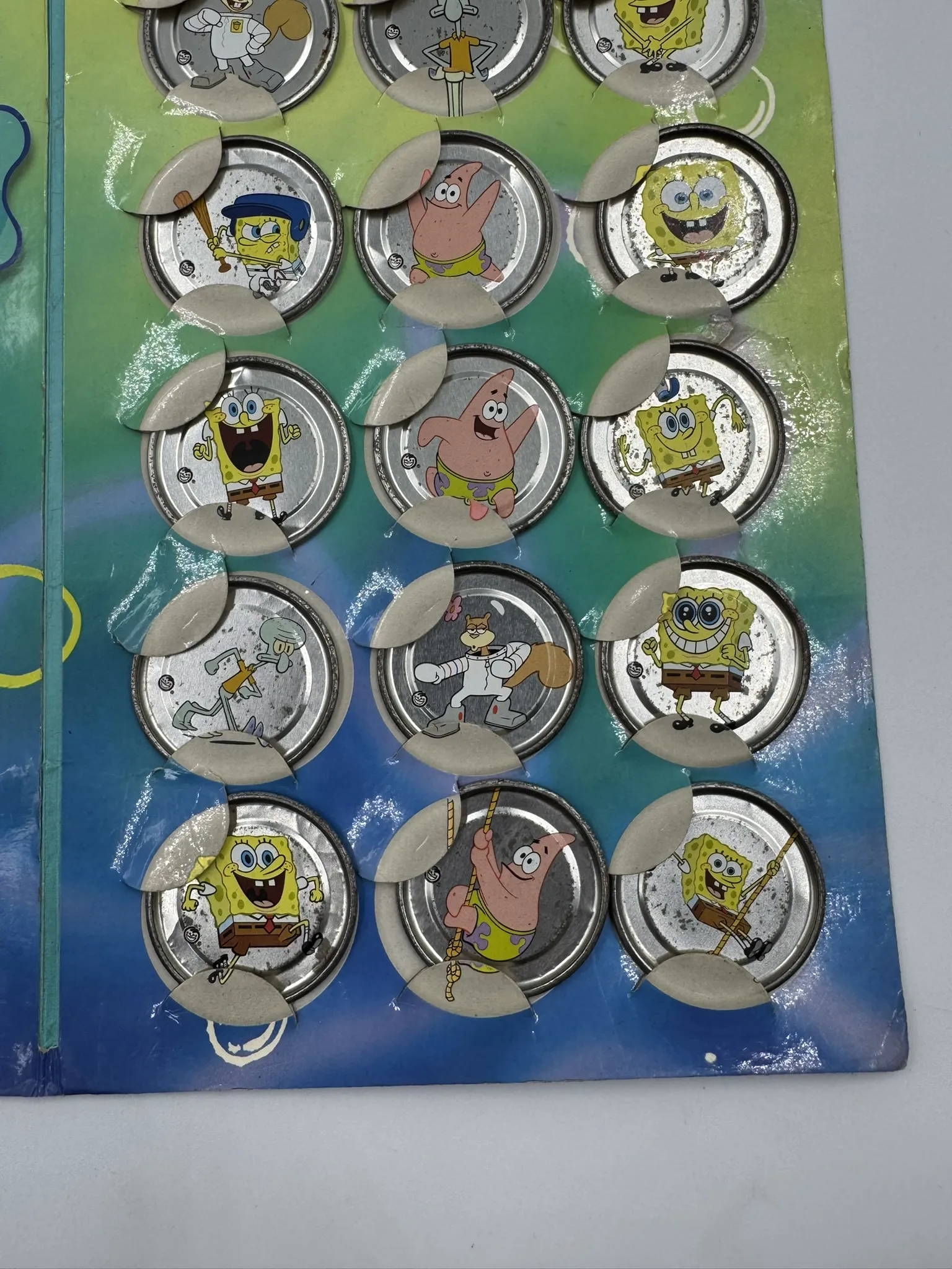 Bob Esponja Tazos Platinum