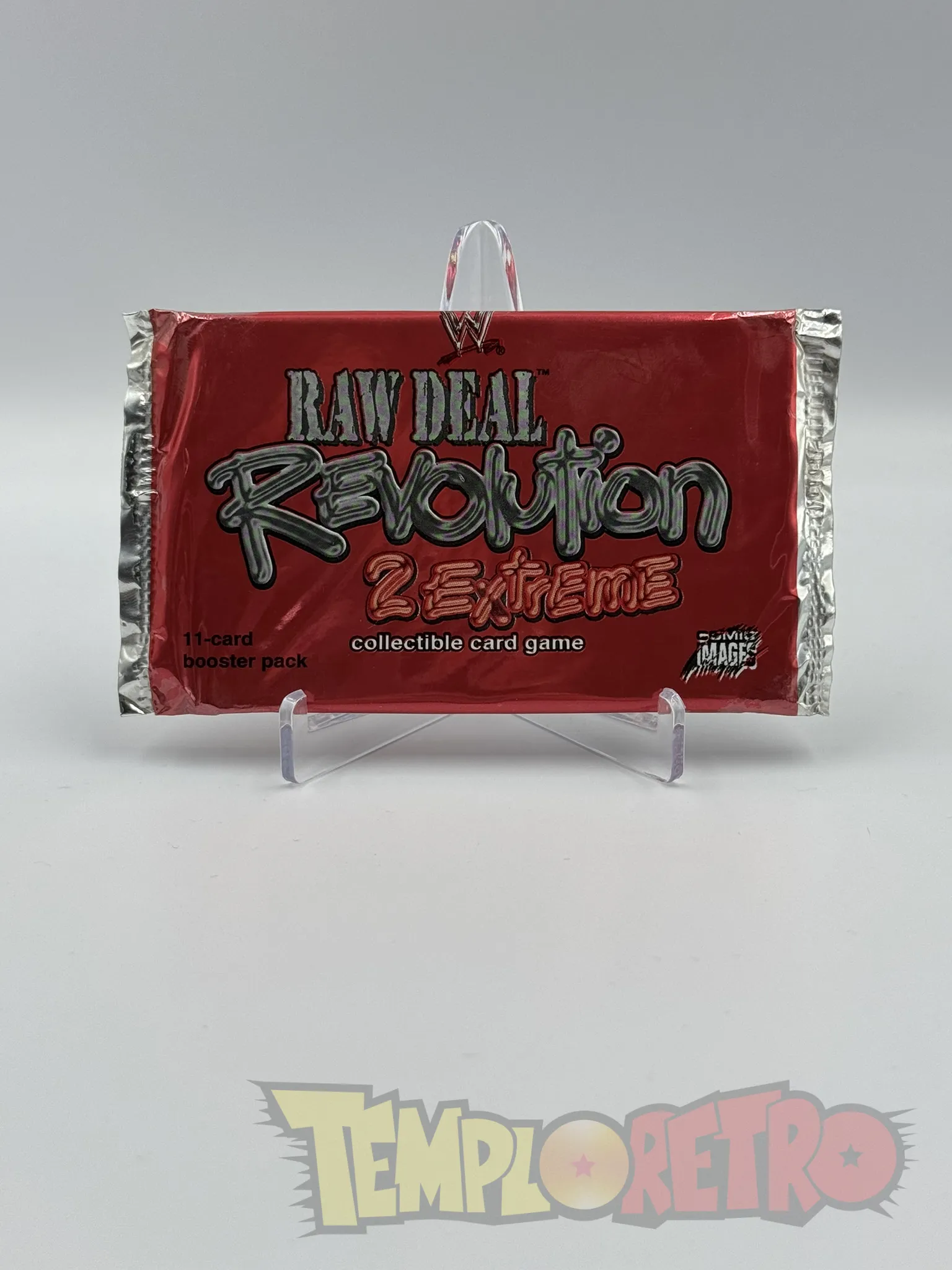 Raw deal revolution two extreme (cartas) sobre rojo