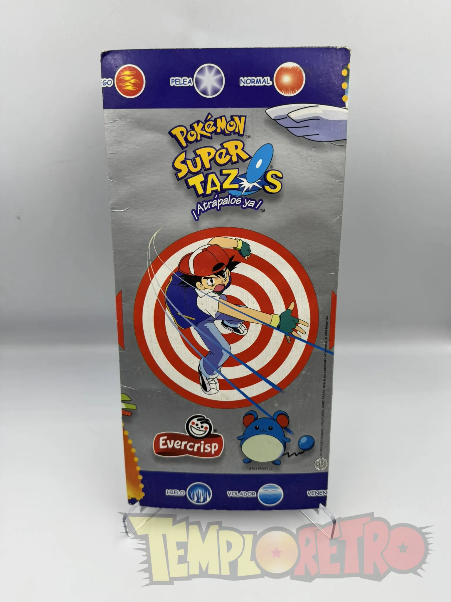 Coleccionador Tazos Pokemon Gold and Silver + Tazos