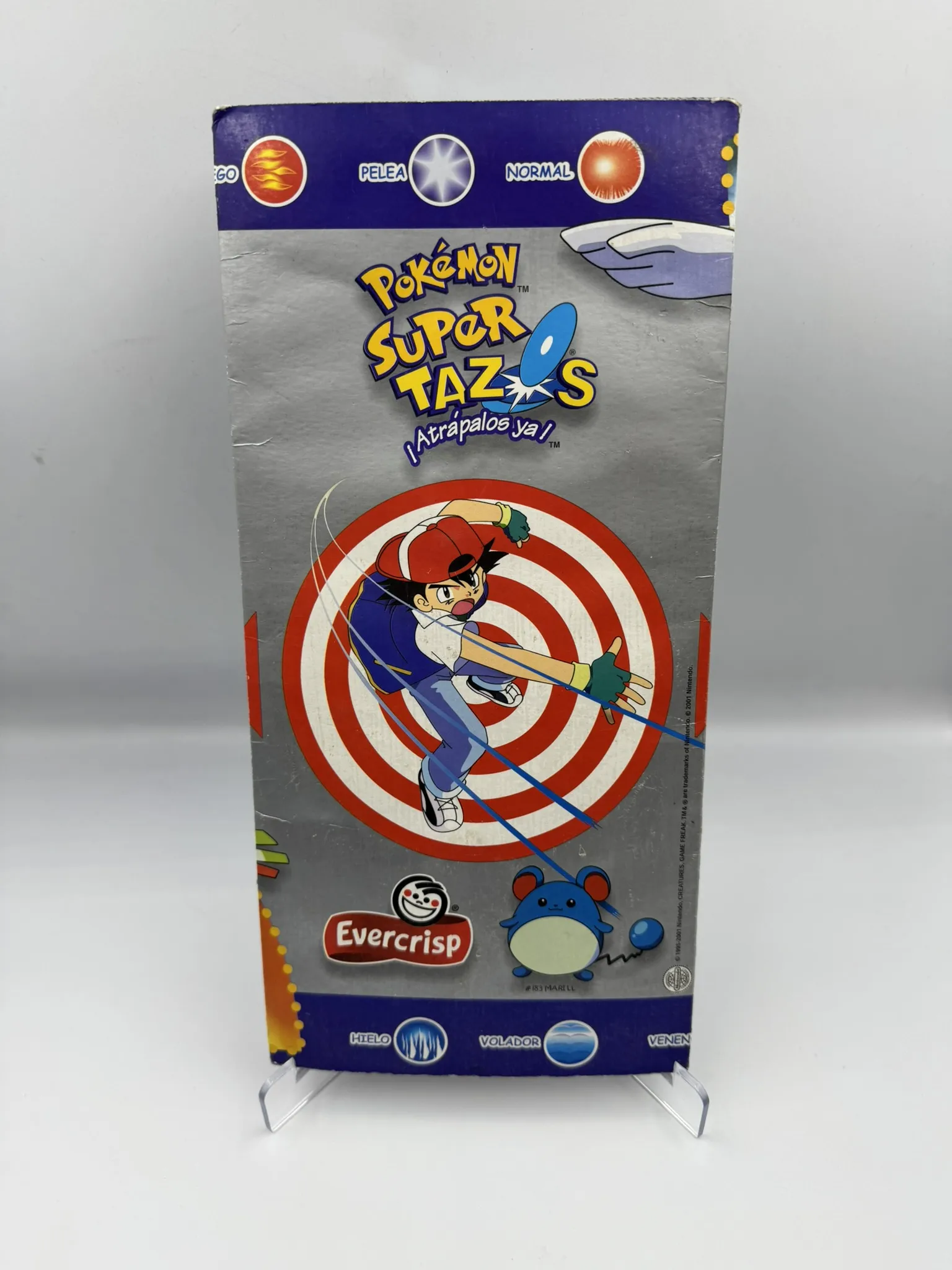 Coleccionador Tazos Pokemon Gold and Silver + Tazos
