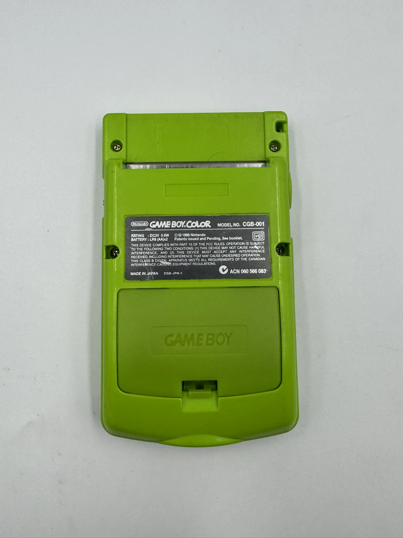 Game Boy Color (Verde)