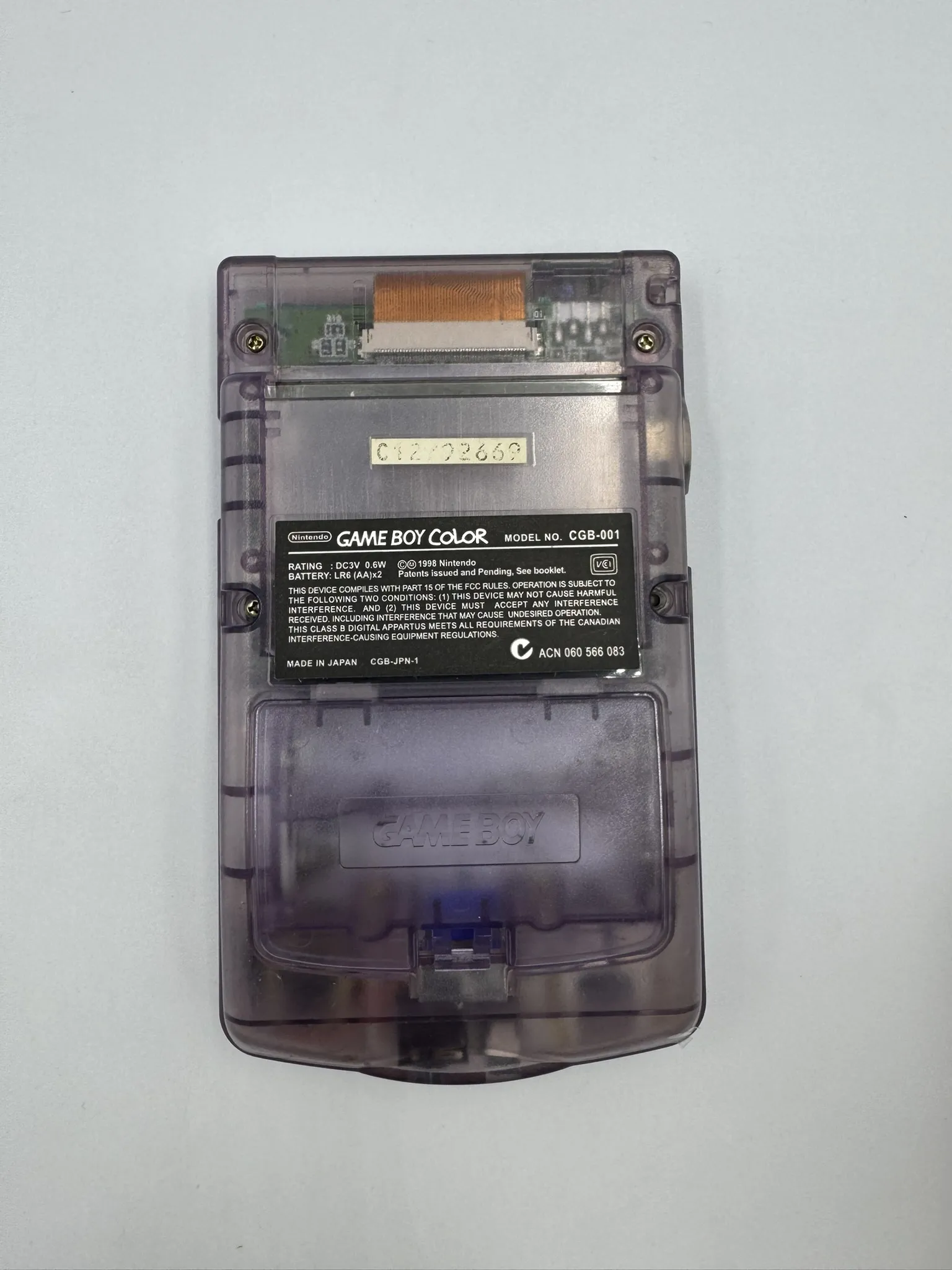 Game Boy Color (Transparente)