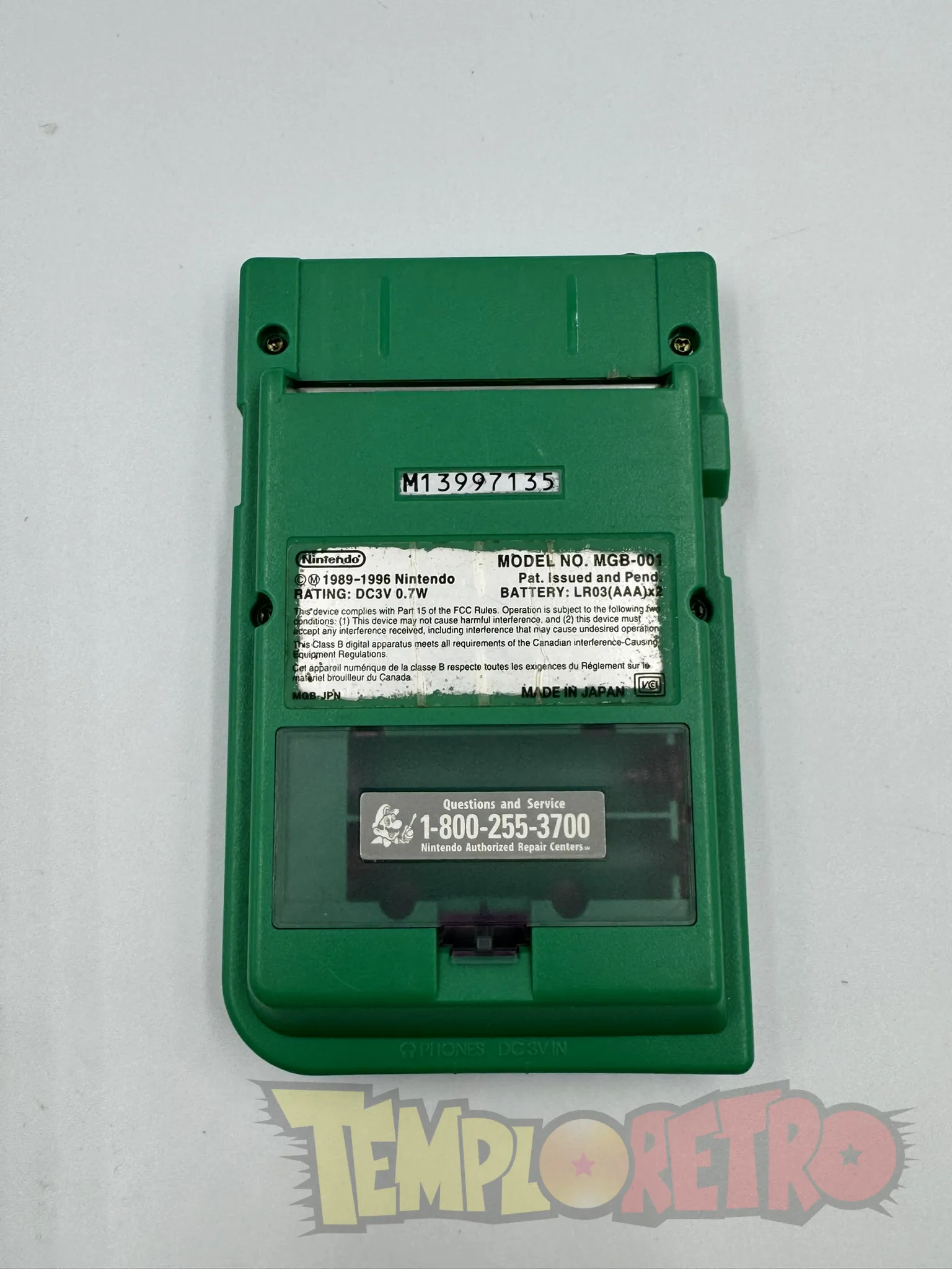 Game Boy Pocket (Verde)