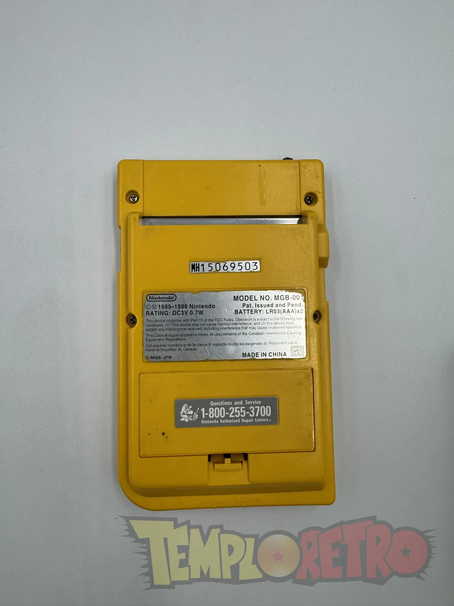 Game Boy Pocket (Amarilla)