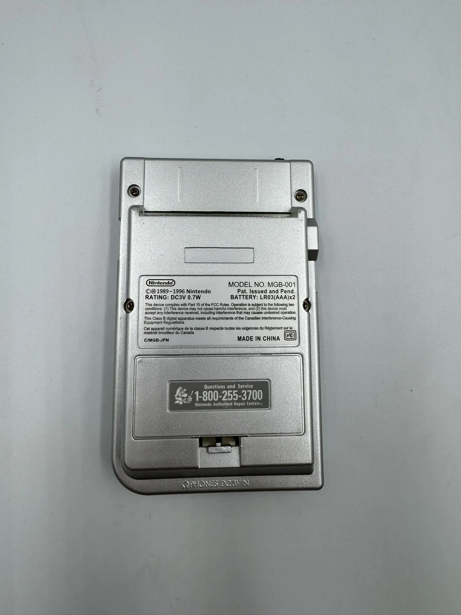 Game Boy Pocket (Silver)