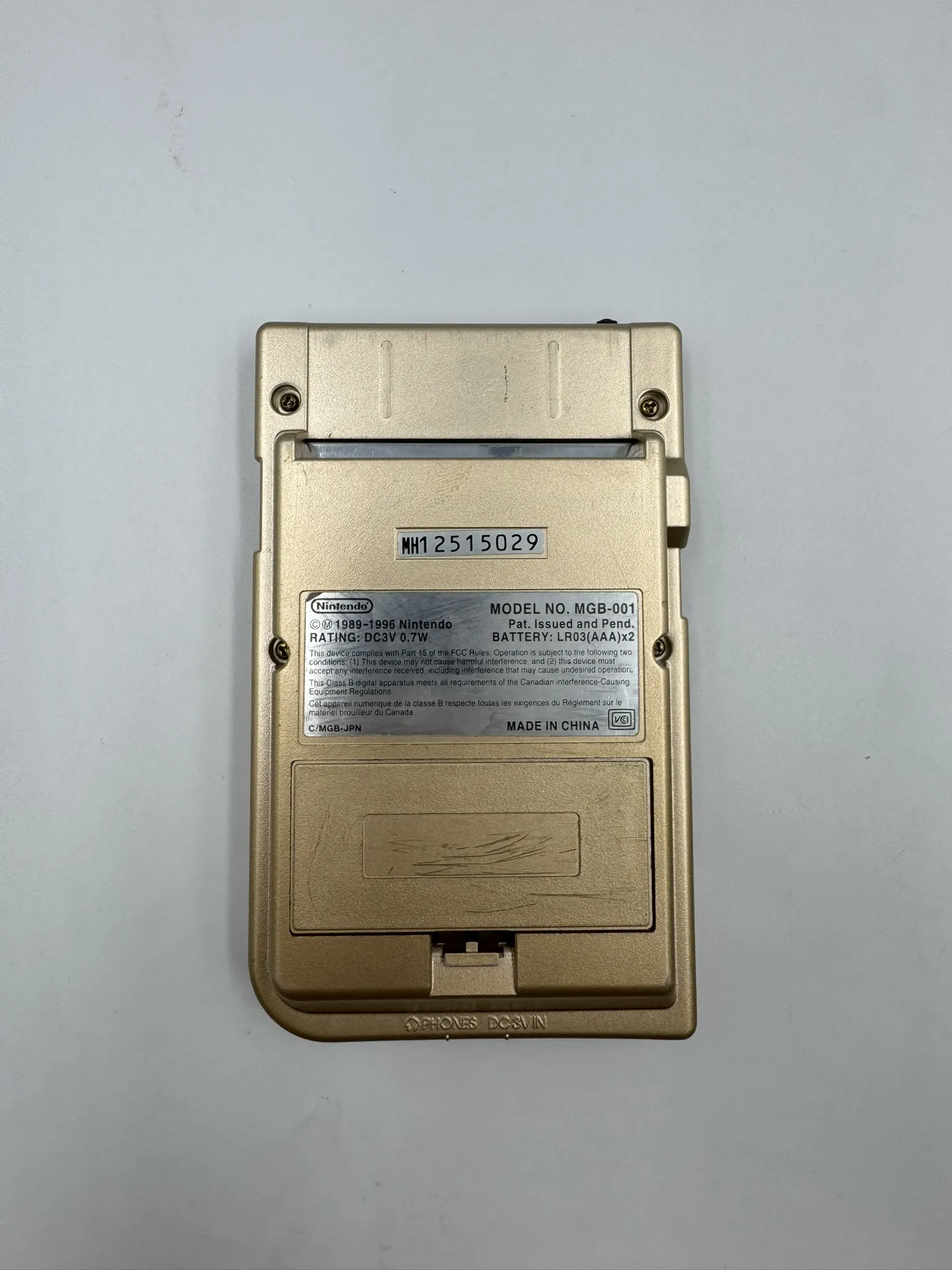 Game Boy Pocket (Gold)