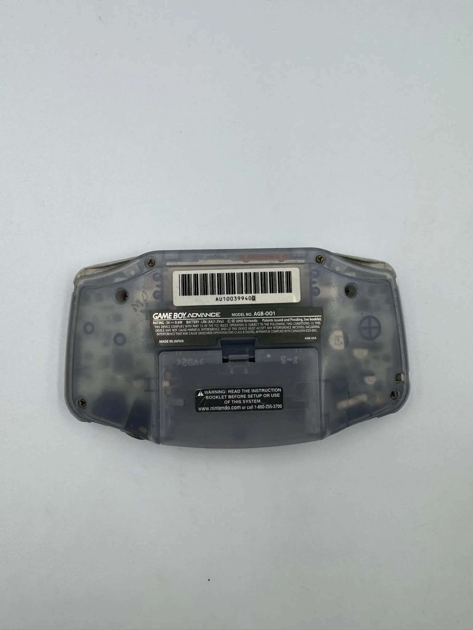 Game Boy Advance (Transparente)