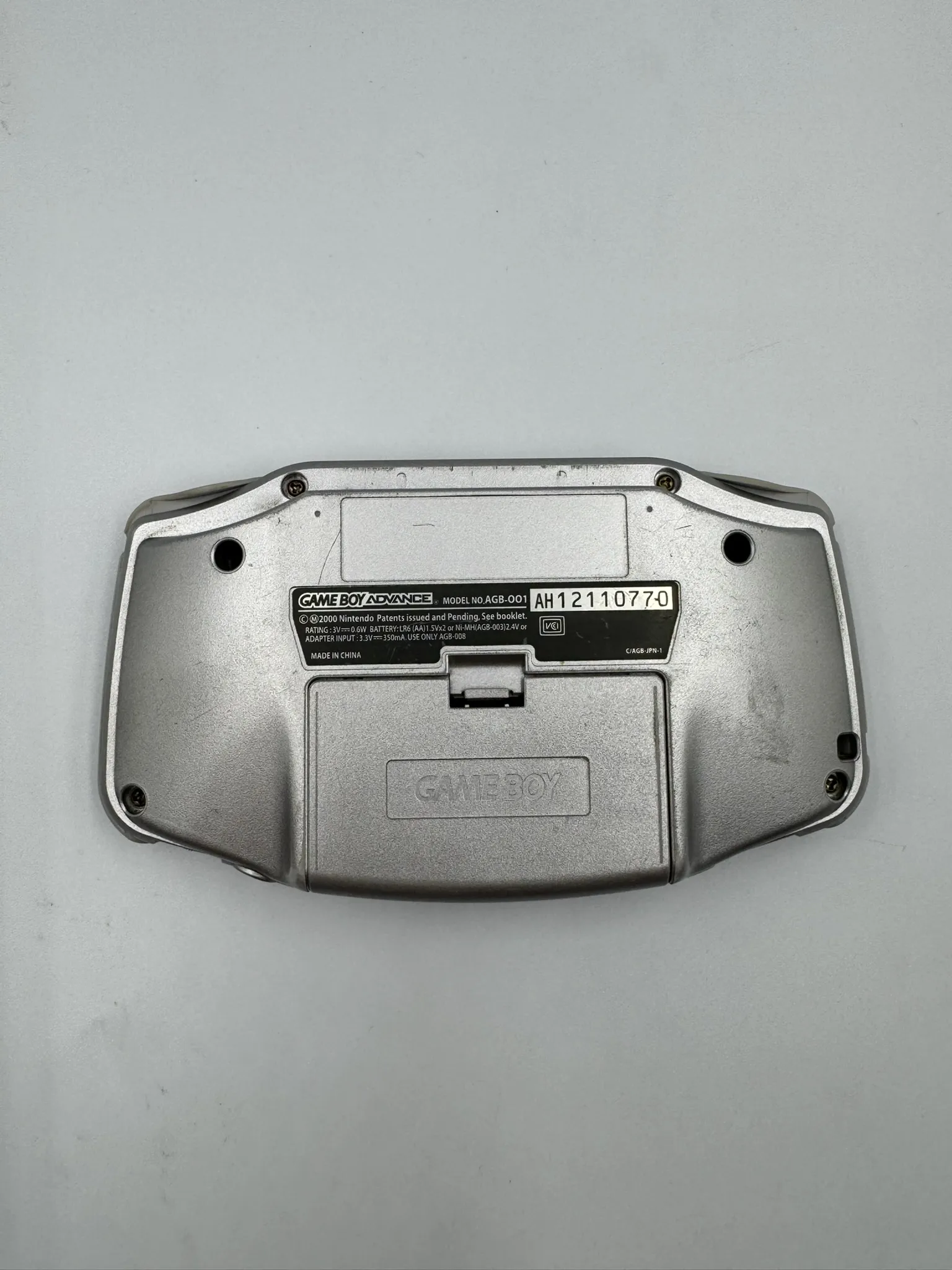 Game Boy Advance (Silver)