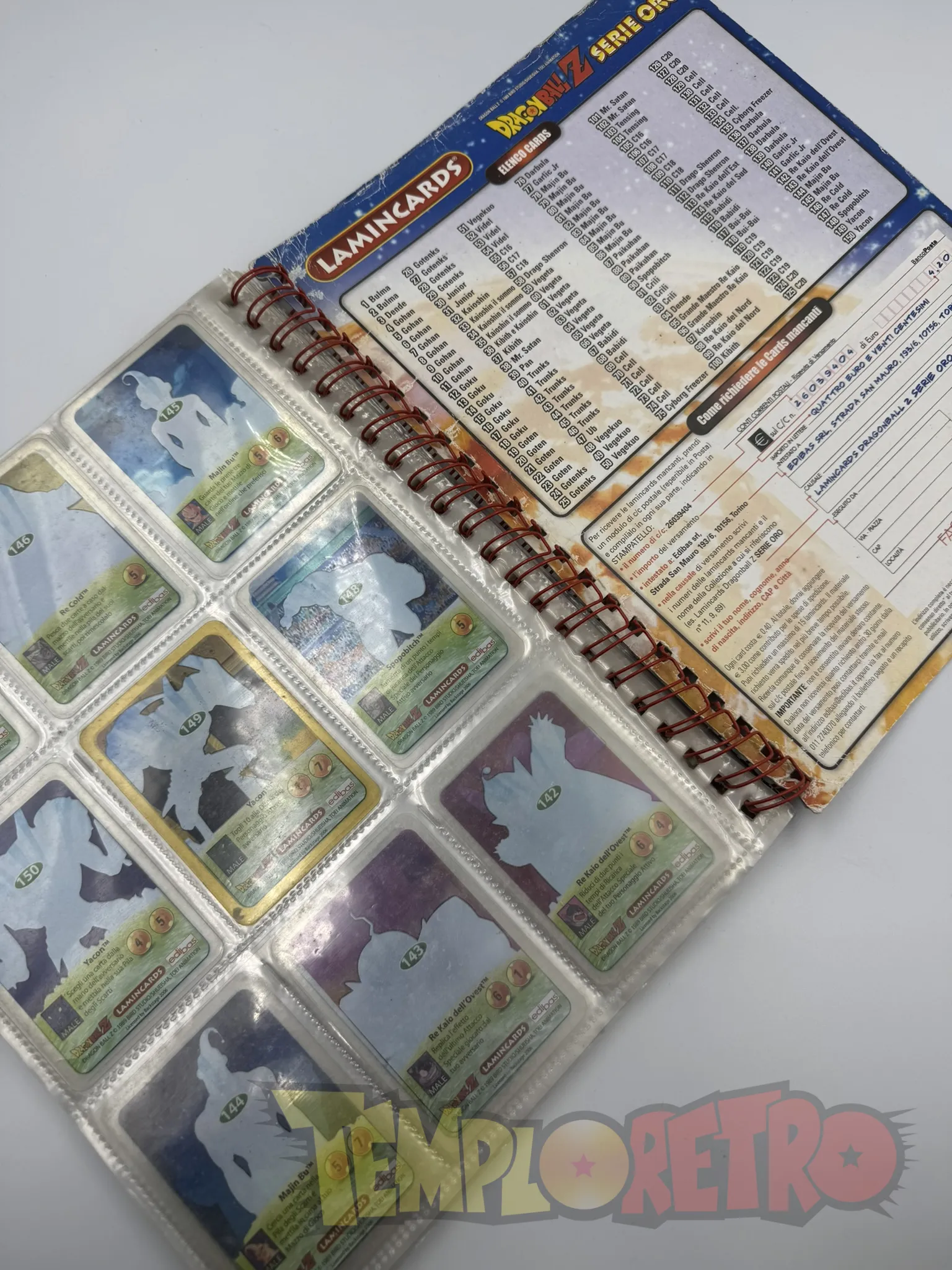 Dragon Ball Z - Serie Oro - Lamincards