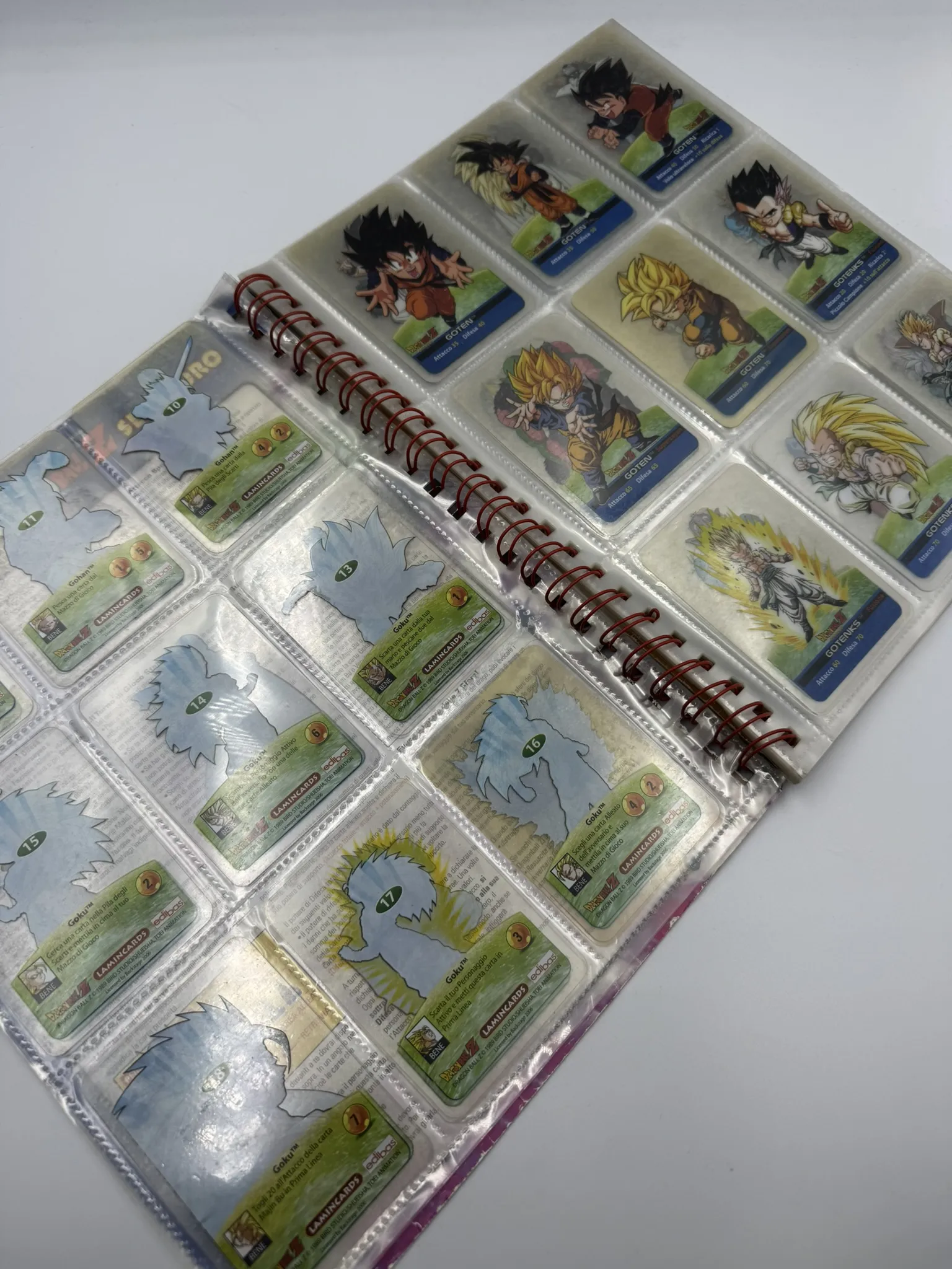 Dragon Ball Z - Serie Oro - Lamincards