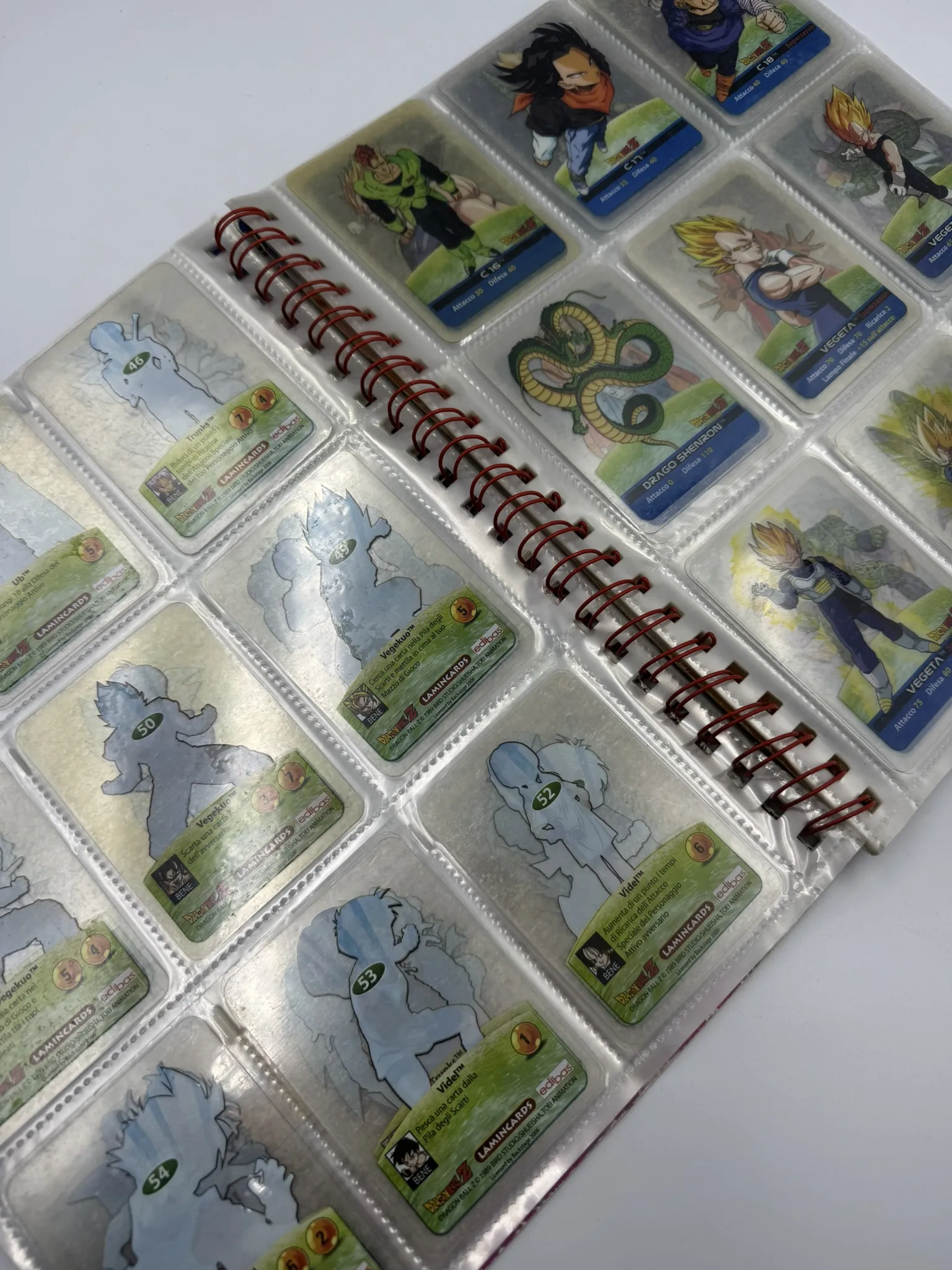 Dragon Ball Z - Serie Oro - Lamincards