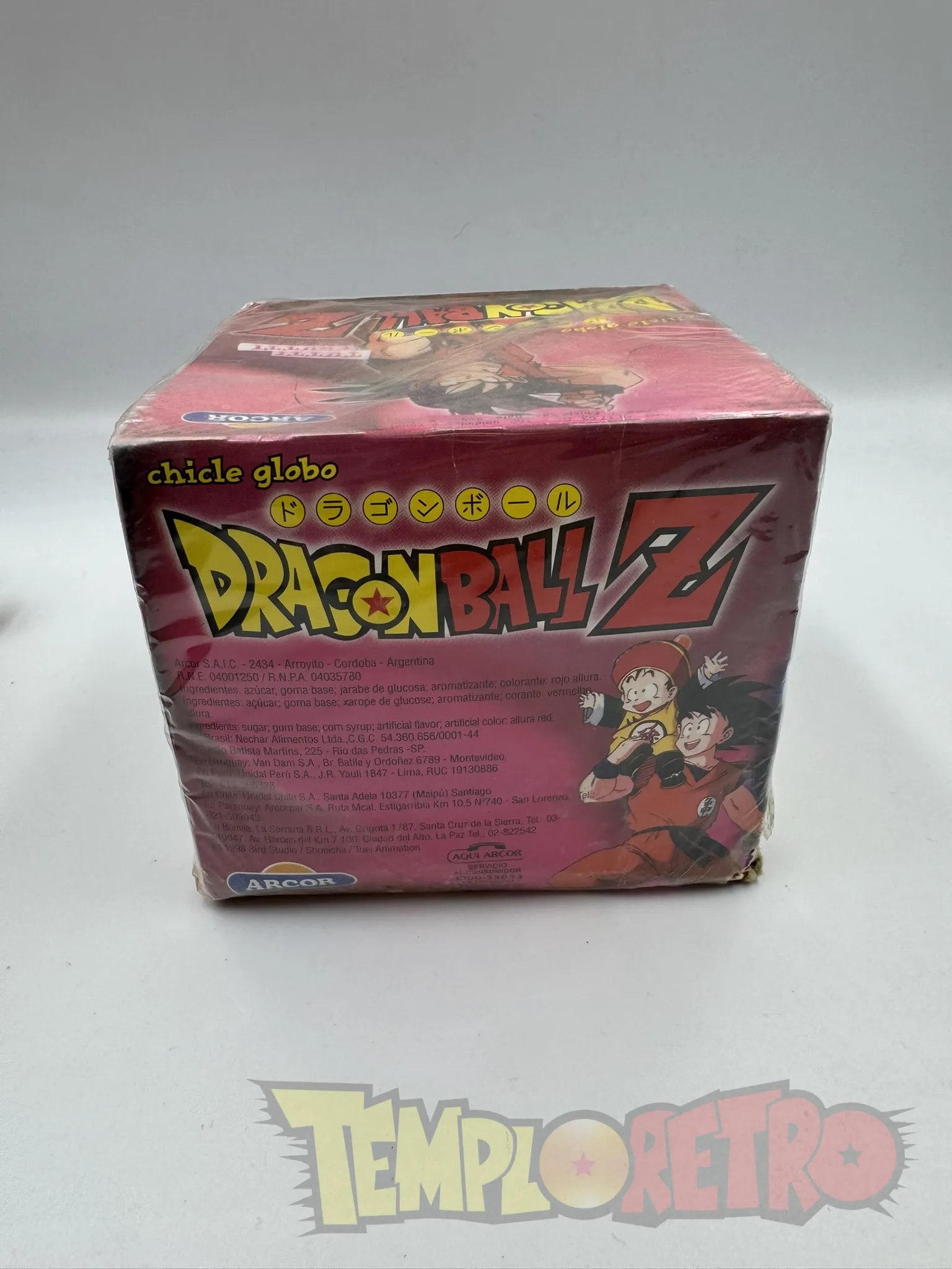 Dragon Ball Z 3 - Caja chicles Arcor SELLADA