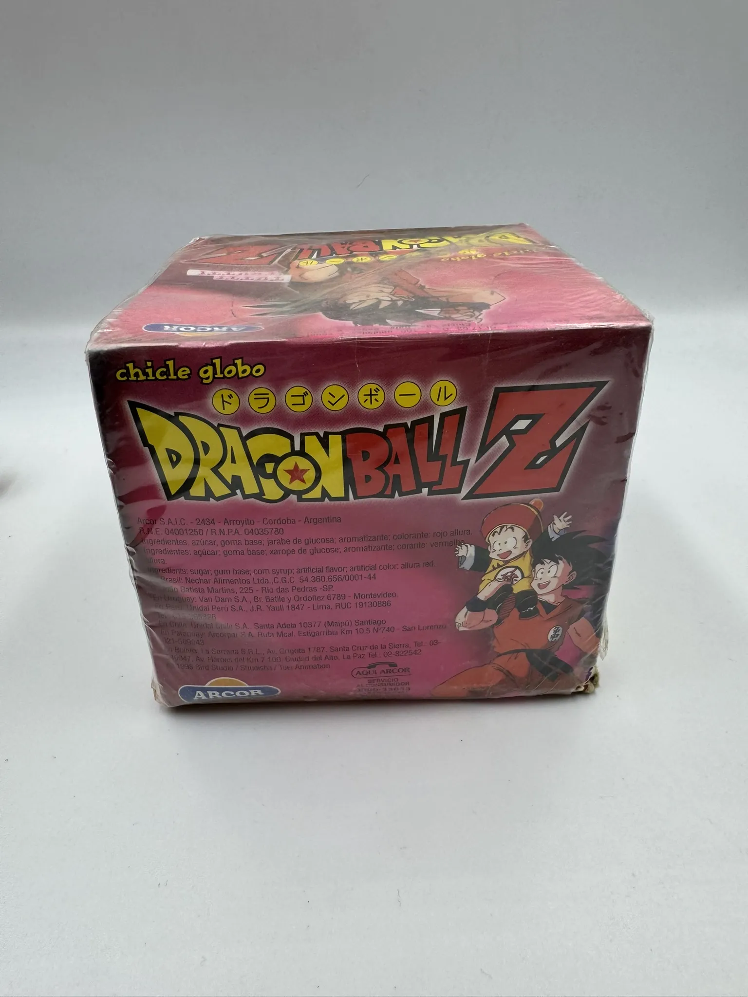 Dragon Ball Z 3 - Caja chicles Arcor SELLADA