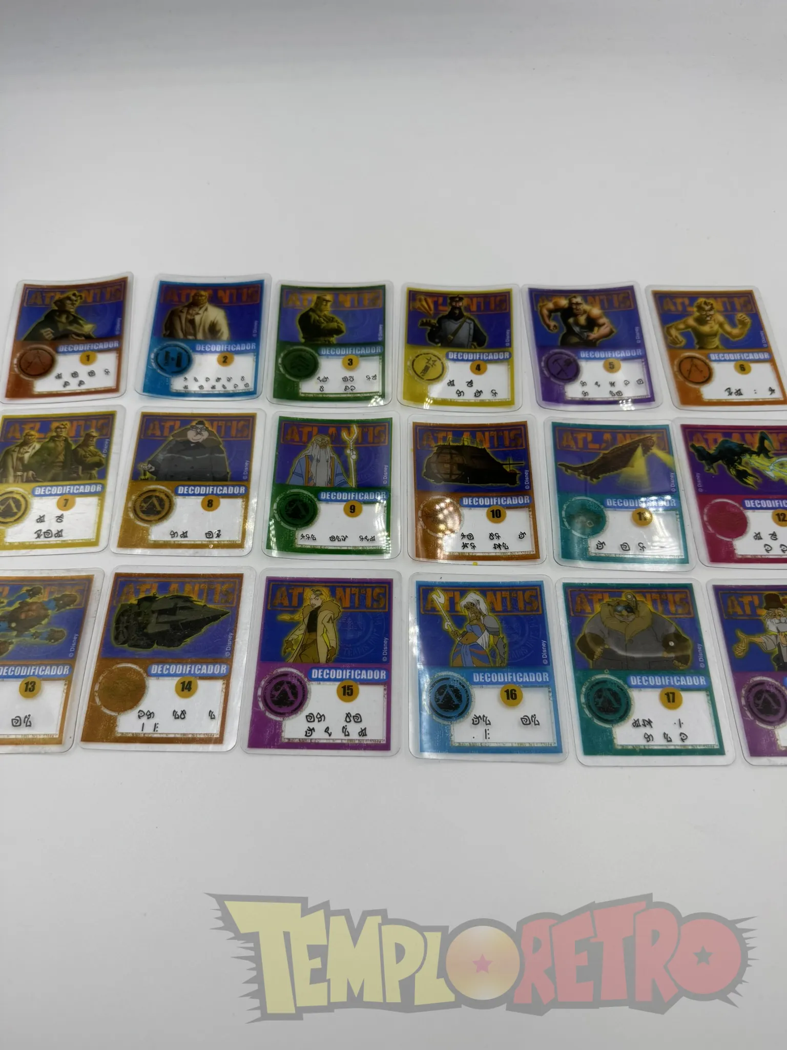 Atlantis - Cartas Set Completo 