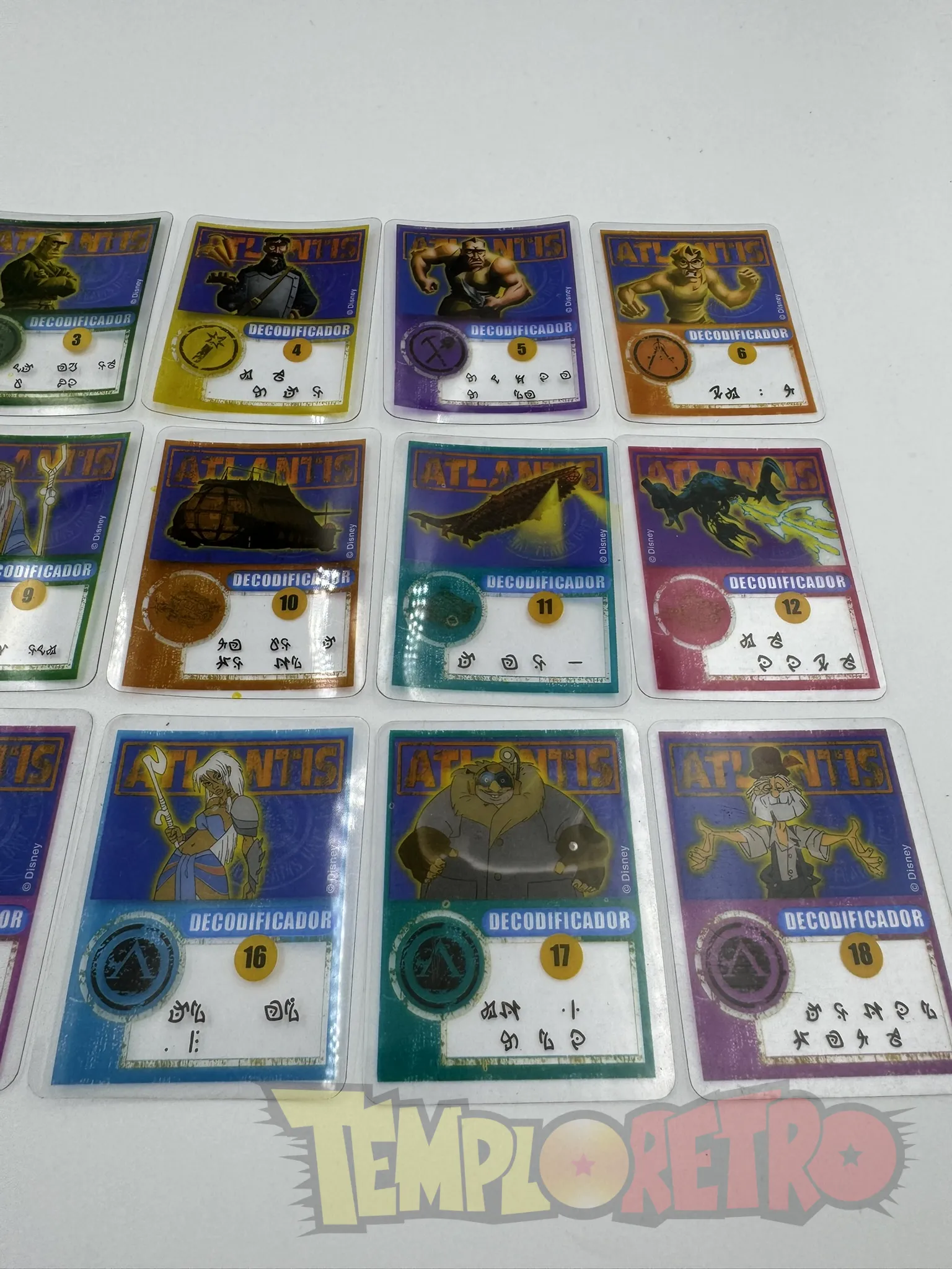 Atlantis - Cartas Set Completo 