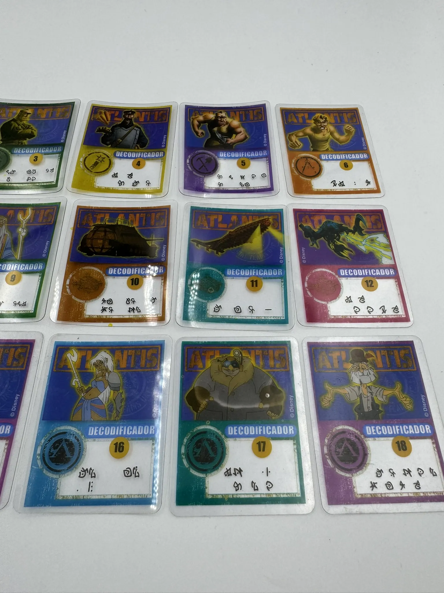 Atlantis - Cartas Set Completo 