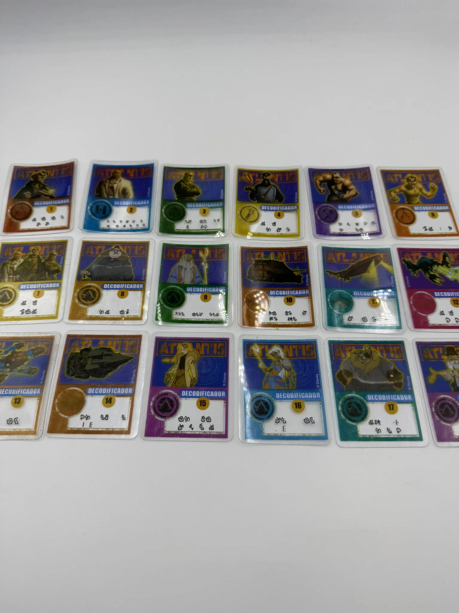 Atlantis - Cartas Set Completo 