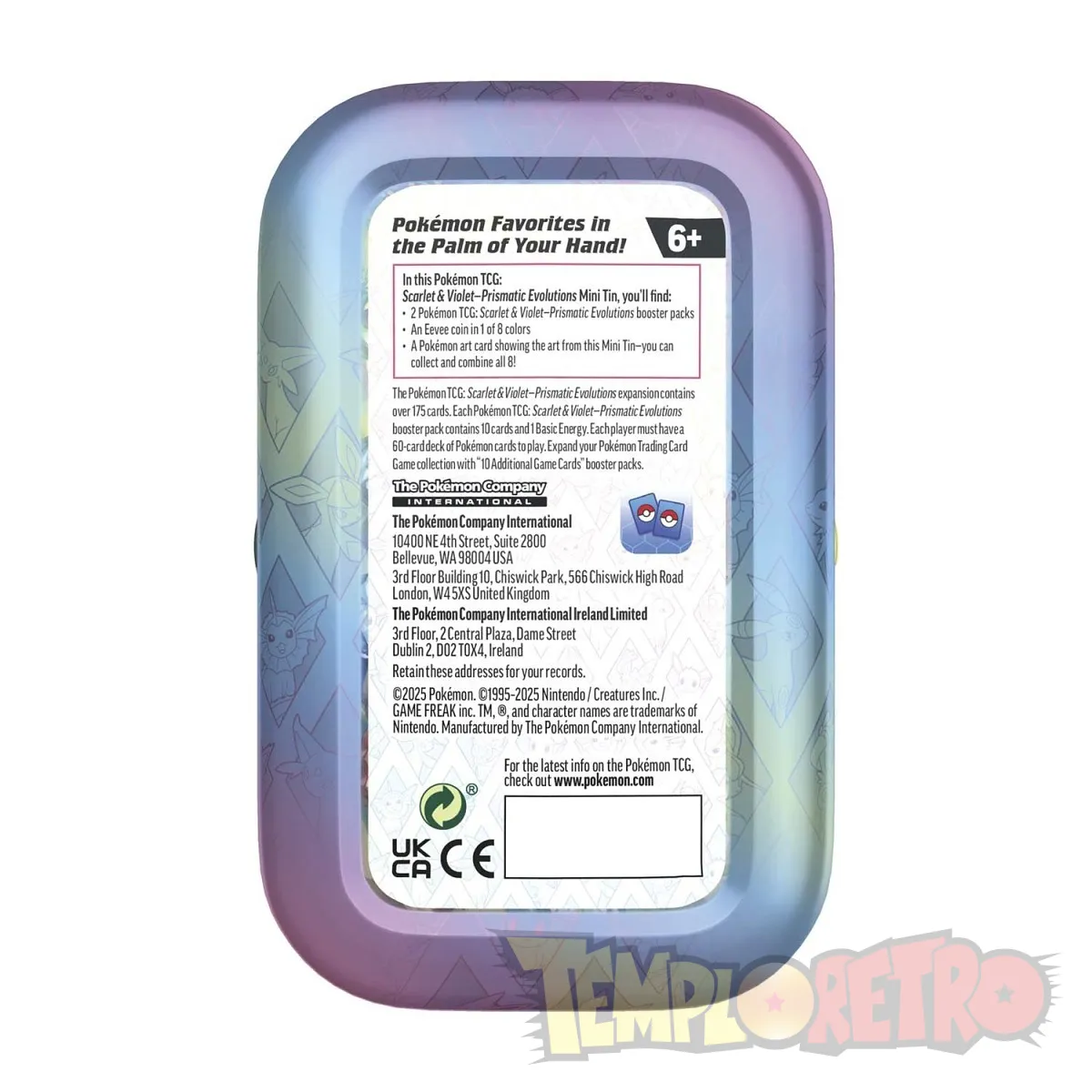 Prismatic Evolution Mini Tin - ESP