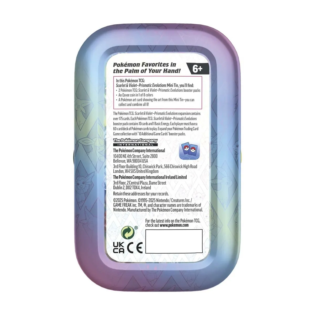 Prismatic Evolution Mini Tin - ESP