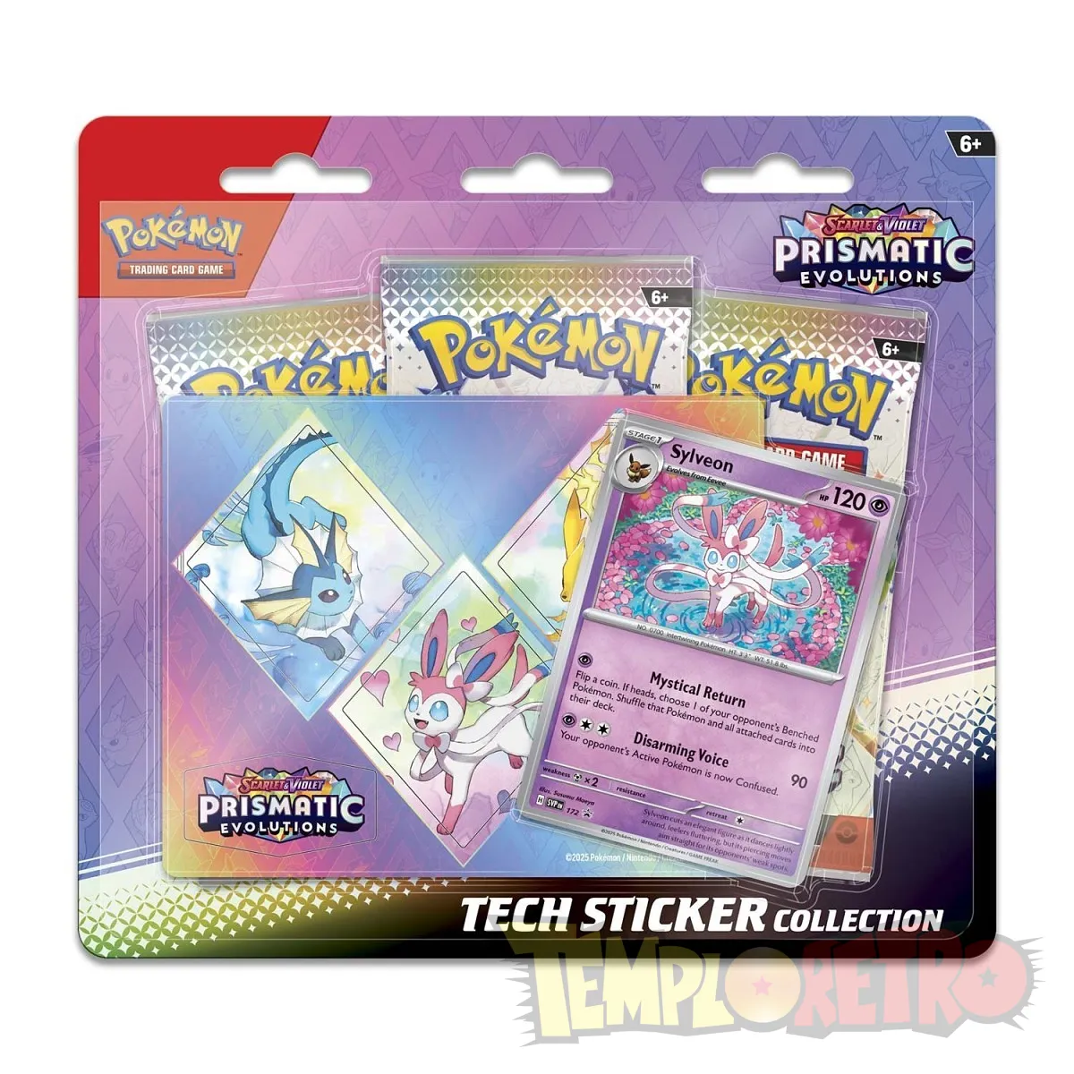 Prismatic Evolution Tech Sticker Box - ESP