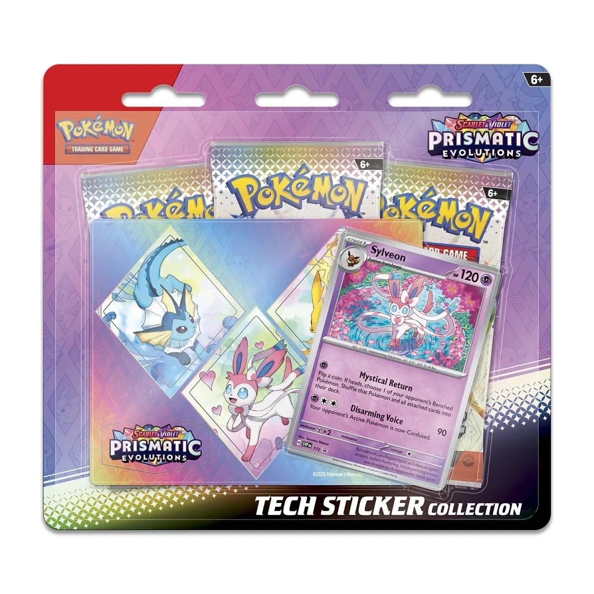 Prismatic Evolution Tech Sticker Box - ESP