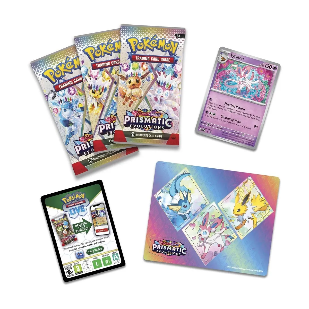 Prismatic Evolution Tech Sticker Box - ESP