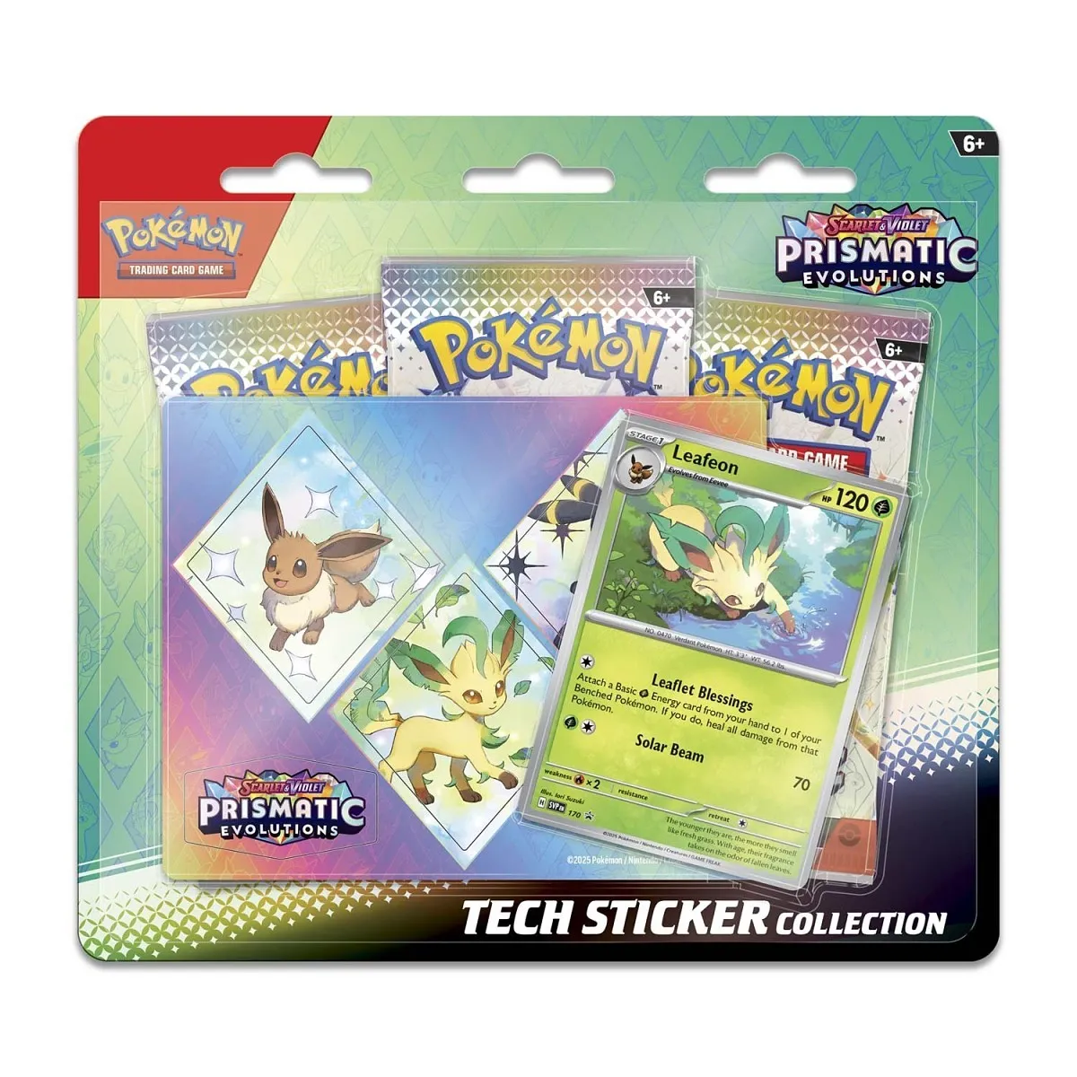 Prismatic Evolution Tech Sticker Box - ESP