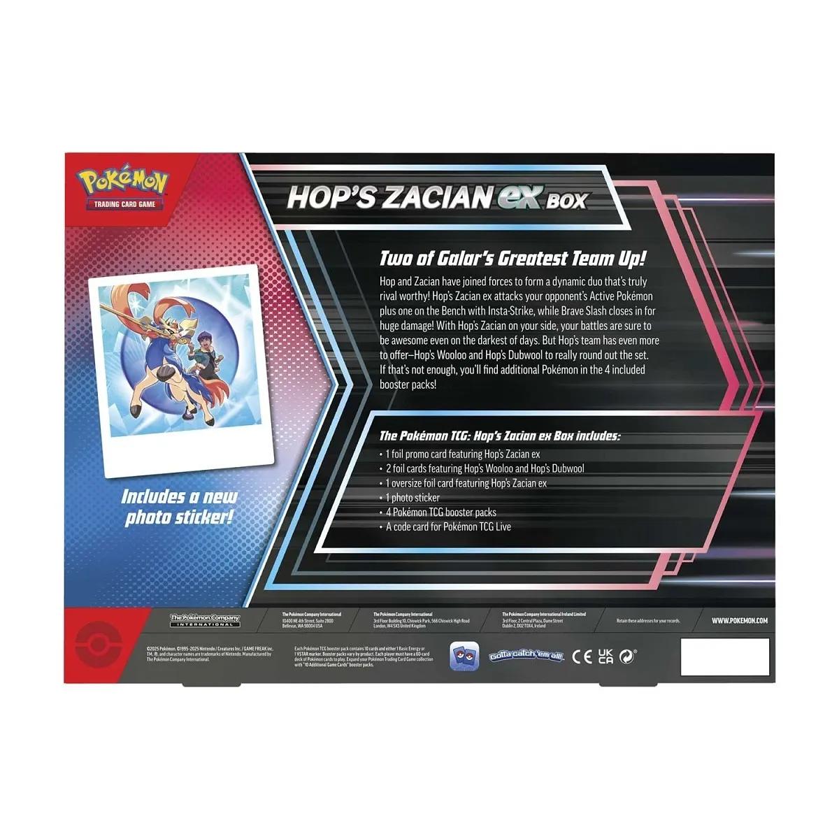 Hop’s Zacian ex Box