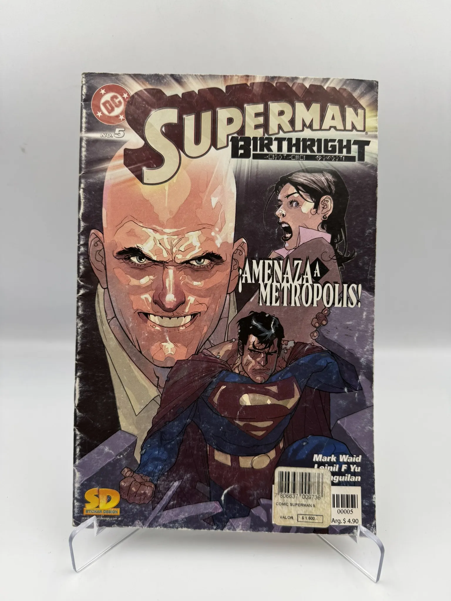 Cómic Superman Birthright 5 – ¡Amenaza a Metrópolis! 
