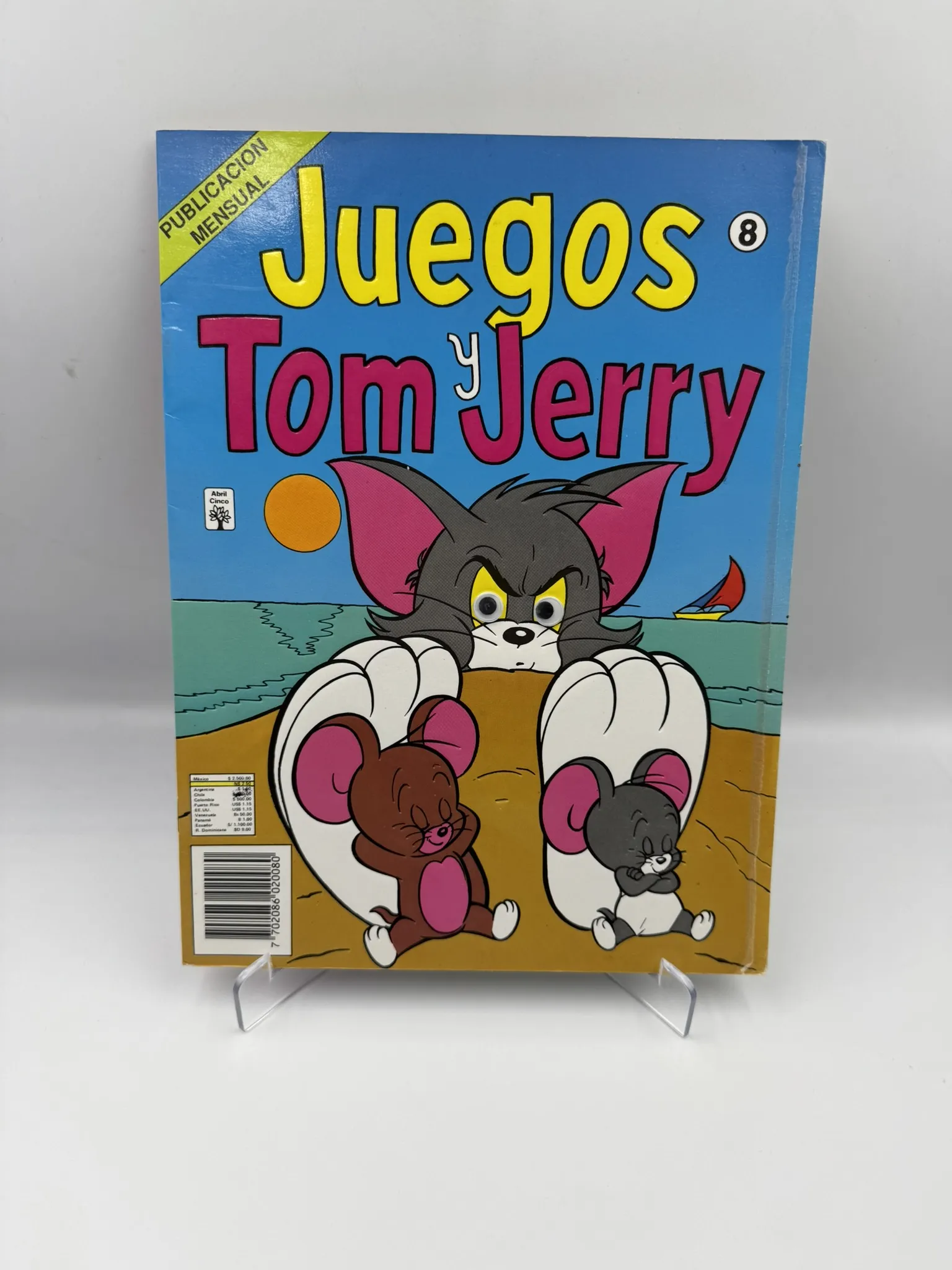 Revista Juegos Tom y Jerry – Publicación Mensual N°8