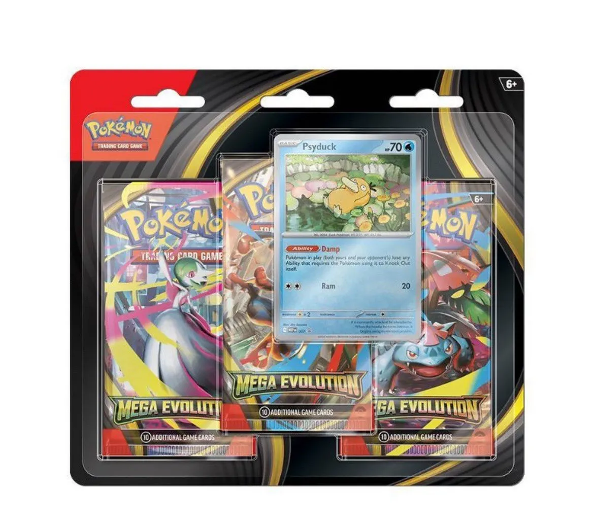 (Preventa 26/09/2025) Mega Evolution - 3 Pack Blister (Psyduck)
